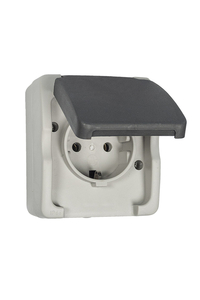 Product Πρίζα Σούκο Εξωτ. Χώρου Αδιάβροχη Bellson 002628 base image