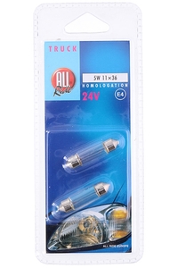 Product Λάμπες 24V 5W 11x36mm Σετ 2 τεμ. All Ride 00787 base image