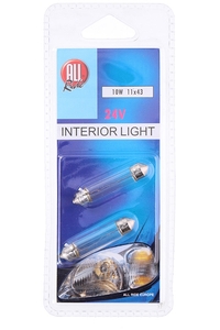 Product Λάμπες 24V 10W 11x43mm Σετ 2 τεμ. All Ride 00788 base image
