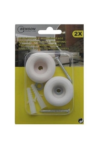 Product Στοπ Πόρτας Τοίχου Σετ 2 τεμ. Benson 010203 base image