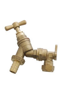 Product Κάνουλα Ορειχάλκινη 1/2" x 3/4" Με Αντάπτορα Benson 011184 base image