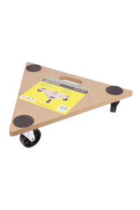 Product Βάση Μεταφοράς Ξύλινη Με Ρόδες Τρίγωνη 50x50x50cm Benson 013169 base image