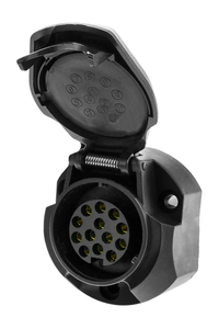 Product Trailer Plug Female 13 Pole Plastic Benson 013326 base image