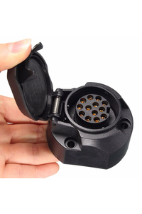 Product Trailer Plug Female 13 Pole Plastic Benson 013326 base image