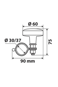 Product Steering Wheel Knob All Ride 07973 base image