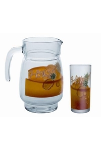 Product Ποτήρια Νερού Και Κανάτα Line Orange Σετ 7 τεμ. base image