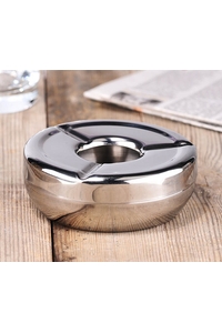 Product Σταχτοδοχείο Επιτραπέζιο Αντιανεμικό Inox Ø12cm Hi 16061 base image