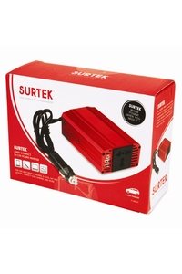 Product Μετασχηματιστής Τάσης Αυτοκινήτου 12V 300W & USB Surtek 20537 base image