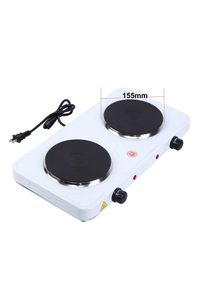 Product Electric Cooking Plate Double 1000W Alpina 26527 base image
