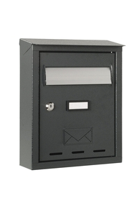 Product Γραμματοκιβώτιο Salaria Γκρι Σκούρο 25x31x8cm base image