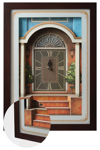 Product Ρολόι Τοίχου 3D Inart base image