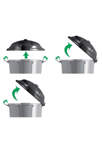 Product Κάδος 60Lt Γκρι Bama Dado Eco 40060 base image