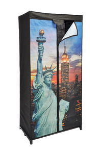 Product Ντουλάπα Υφασμάτινη Με 1 Ράφι New York 75x50x150cm HI 40536 base image