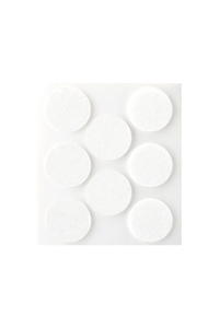 Product Τσοχάκια Επίπλων Αυτοκόλλητα Στρόγγυλα 27mm Λευκά Σετ 8 τεμ. Inofix 4073-2 base image