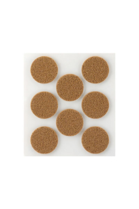 Product Τσοχάκια Επίπλων Αυτοκόλλητα Στρόγγυλα 27mm Καφέ Σετ 8 τεμ. Inofix 4073-4 base image