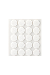 Product Τσοχάκια Επίπλων Αυτοκόλλητα Στρόγγυλα 17mm Λευκά Σετ 20 τεμ. Inofix base image