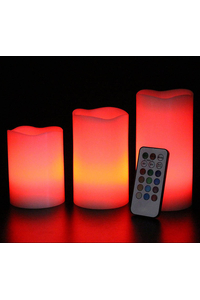 Product Κεριά Φυσικά Με RGB LED Σετ 3 τεμ. Marksman 41227C base image
