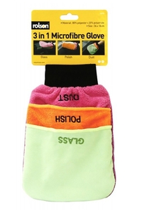 Product Γάντι Καθαρισμού Microfiber 3 Σε 1 Rolson 42975 base image