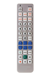 Product Τηλεχειριστήριο Universal Με Μεγάλα Πλήκτρα 6 Σε 1 Clic CL1802B base image