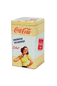 Product Δοχείο Τροφίμων Μεταλλικό Vintage Coca Cola Σε 3 Σχέδια ΟΕΜ base image