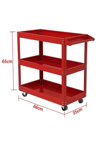 Product Εργαλειοφόρος Τροχήλατος Με 3 Ράφια Garden Friend C1847050 base image