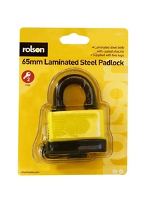 Product Λουκέτο Laminated Αδιάβροχο 65mm Rolson 66515 base image