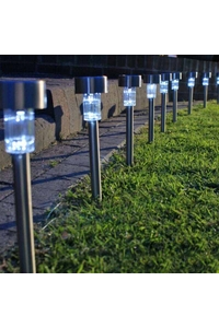 Product Ηλιακά Φωτιστικά 1 LED Μεταλλικά Σετ 4 τεμ. Hi 70162 base image