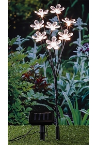 Product Ηλιακό Φωτιστικό 8 LED Μπουκέτο Λουλούδια Hi 70353 base image