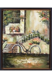 Product Πίνακας "Ποδήλατο - Σκάλες" Inart base image
