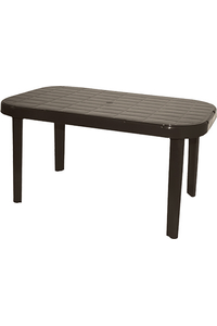 Product Τραπέζι "Μύκονος" 85x140cm Καφέ base image