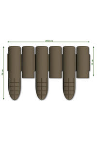 Product Φραχτάκι Παρτεριού "Block" 2.3m Καφέ Ανοιχτό Bama 90157 base image