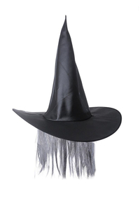 Product Αποκριάτικο Καπέλο Μάγισσας Με Μαλλιά base image