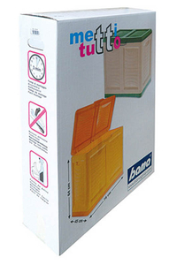 Product Μπαούλο Πλαστικό "METTITIUTTO" Λευκό / Μπλε 200Lt base image