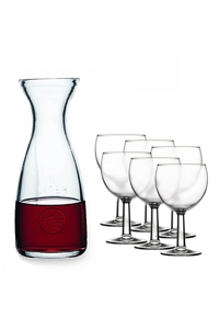 Product Ποτήρια Κρασιού Κολωνάτα Και Κανάτα Σετ 7 τεμ. Bacchus base image