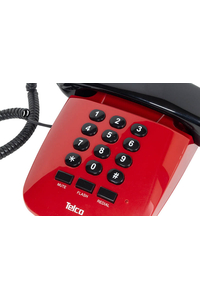 Product Επιτραπέζιο Τηλέφωνο Μαύρο-Κόκκινο Telco Sirio base image