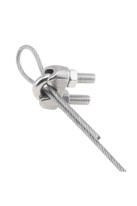 Product Wire Rope Clamps 6mm 2 Pcs Amtech 2690160 base image