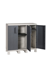Product Ντουλάπα Πλαστική Τρίφυλλη 97x37x93cm Toomax Midi base image