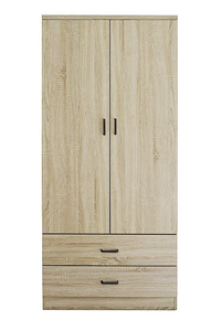 Product Ντουλάπα Με 2 Πόρτες & 2 Συρτάρια 80x52x190cm Ankor 744787 base image