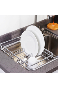 Product 2 In 1 Aluminium Dish Drying Rack Ankor 808731 base image