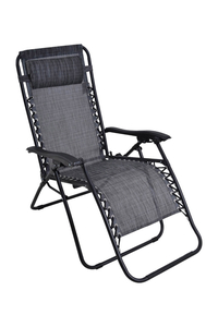 Product Πολυθρόνα Με Ανάκλιση Μεταλλική Textilene Γκρι Ankor 824069 base image