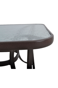Product Τραπέζι Μεταλλικό Καφέ 140x70x70cm 831593 base image