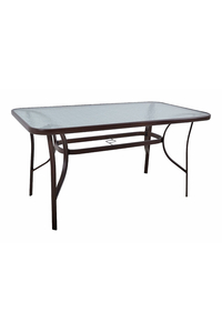 Product Τραπέζι Μεταλλικό Καφέ 140x70x70cm 831593 base image