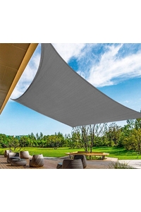 Product Sun Shade Sail Grey 3x3m Ankor 831692 base image