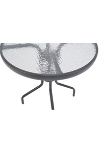 Product Round Metallic Table 60cm Grey Matte Ankor 842865 base image