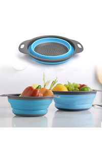 Product Round Folding Strainer 23.5x9cm AG659J base image