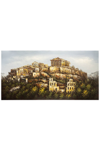 Product Πίνακας Ζωγραφικής Σε Καμβά 140x70cm "Ακρόπολη" base image