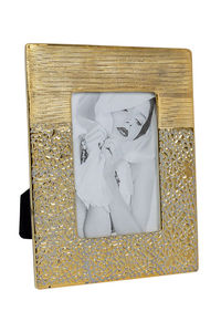 Product Κορνίζα Κεραμική Χρυσή Κρακελέ 19x25cm base image