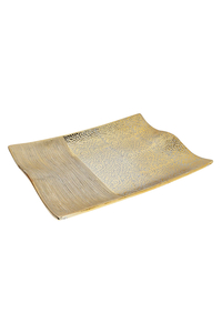 Product Πιατέλα Κεραμική Χρυσή Κρακελέ 40.5x30x4cm base image