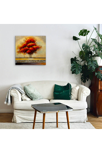 Product Πίνακας Ζωγραφικής Σε Καμβά 80x80cm "Πορτοκαλί Δέντρο" base image