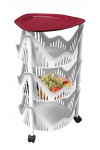 Product Τρόλεϊ Κουζίνας "CUCINOTTO" Μπορντό Bama 10412 base image